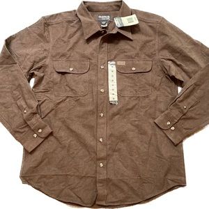 Gander Mountain Mens Guide Series Medium Heavy Duty Outdoor Flannel Shirt Jacket